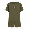 UREIA TEE & SHORT SET - KHAKI